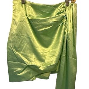 Line and‎ Dot Green Mini Skirt nwt